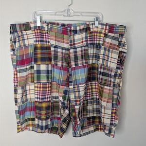Vtg Rare Polo Ralph Lauren Madras Big Prospect Shorts